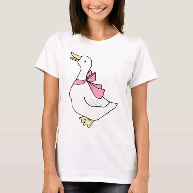 Camiseta Bobo Ganso Cinto Pato Cinto Ganso/Pato Engraçado (Frente)