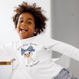 Camiseta Bobo ganso com Arco de cabelo Girly Longsleeve