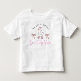 Camiseta Bobo ganso rosa Aniversário