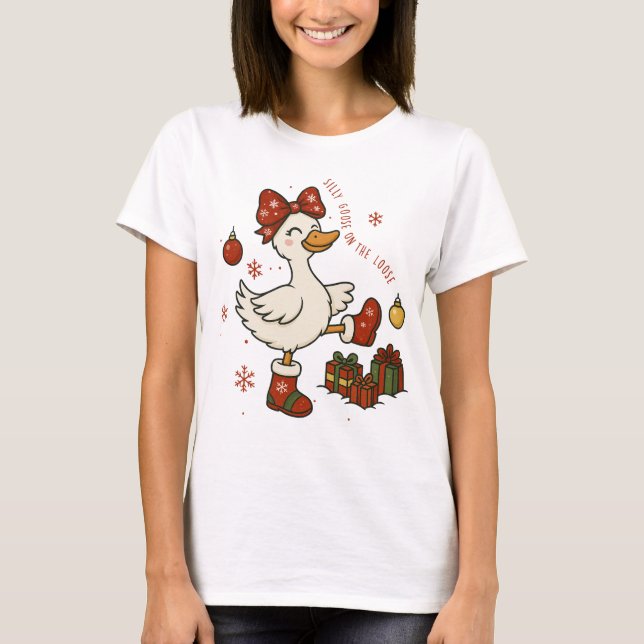 Camiseta Bobo Goose No Natal Perdido (Frente)