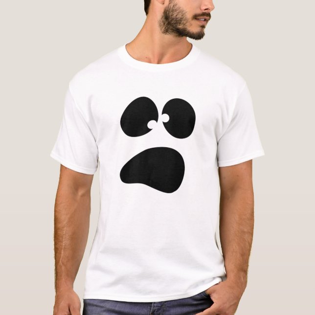 Camiseta Bobo Halloween - Rosto Fantasma (Frente)