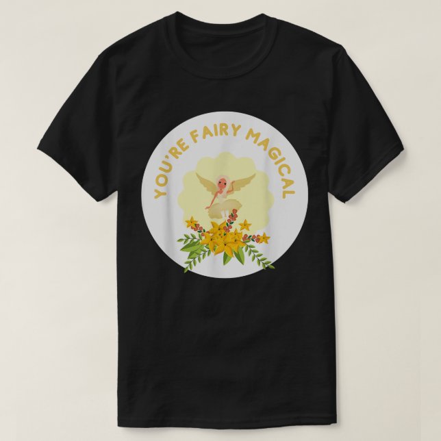 Camiseta Bobo Mágico De Fada Para Ventiladores De Fada (Frente do Design)