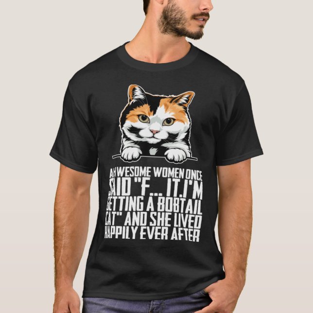 Camiseta Bobtail  Gato Bobtail  Mãe Bobtail (Frente)