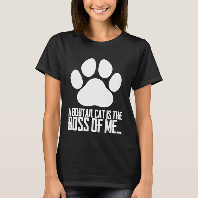 Camiseta Bobtail  Gato Bobtail  Mãe Bobtail  7 (Frente)