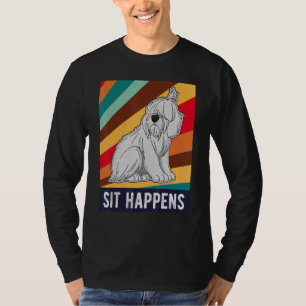 Camiseta Bobtail Sheepdog Dog Breeders Dog Proprietário Dog