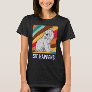 Camiseta Bobtail Sheepdog Dog Breeders Dog Proprietário Dog