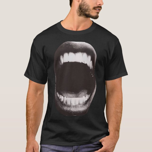 Camiseta boca aberta (Frente)