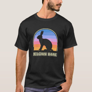 Camiseta Boca belga Vintage Sunset Rabbit