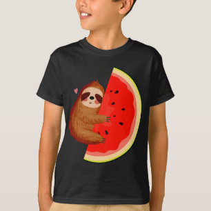 Camiseta Boca-branca e melancia melão-melão frutado tropica