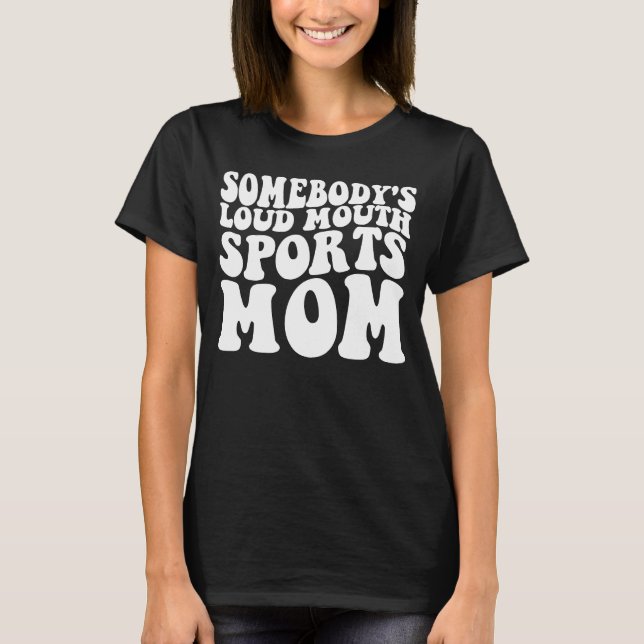 Camiseta Boca de alguém, mãe esportiva 1 (Frente)