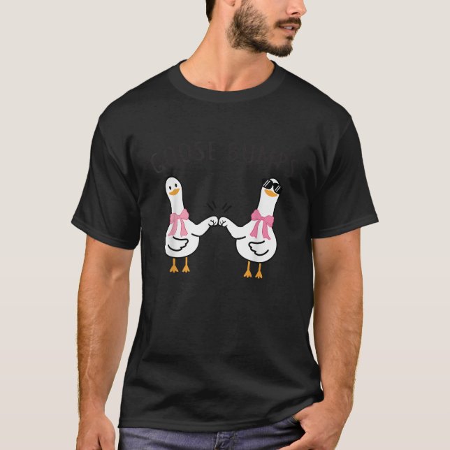 Camiseta Boca De Ganso Com Arcos De Coquetes Mulheres De Ga (Frente)