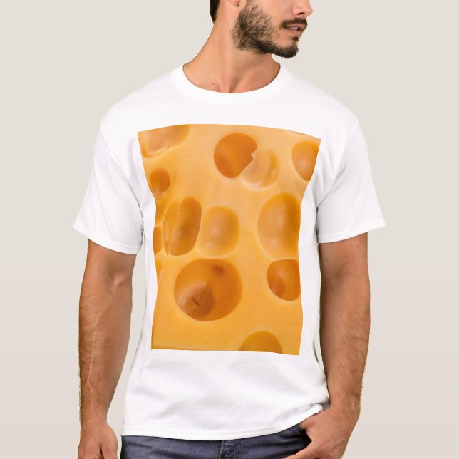 Camiseta Boca de queijo isolada, design adorável (Frente)