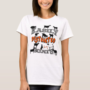 Camiseta BOCA ENGRAÇADA  Cute facilmente distraído por ca