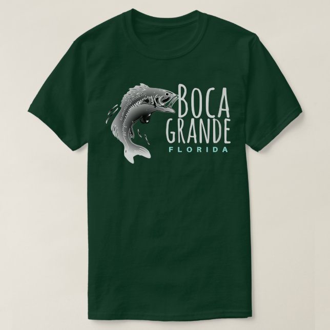 Camiseta Boca Grande Florida, Angleses Boca Grande (Frente do Design)