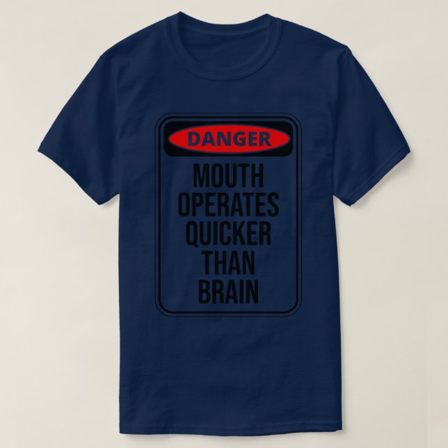 Camiseta Boca opera mais rápido que diversão cerebral (Frente do Design)