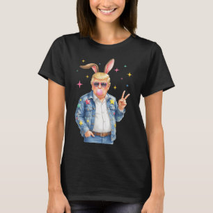 Camiseta Boca-páscoa soprando bolha soprando pula de paz Si