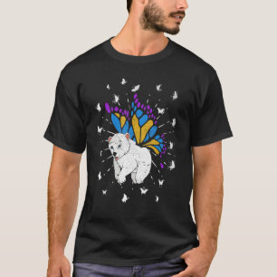 Camiseta Boca Polar Bea Marinha de Fantasia Mágica do Ártic