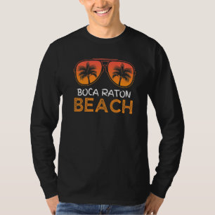 Camiseta Boca Raton Beach Vintage Retro Summer Family Vacat