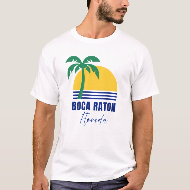 Camiseta Boca Raton Flórida (Frente)