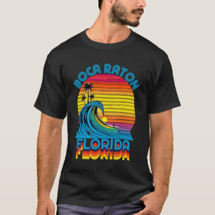 Camiseta Boca Raton Florida Retro Throwback Surf & Beach So