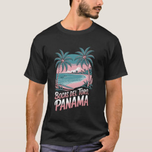 Camiseta Bocas Del Toro Panamá, Pôr do Sol na Praia Tropica