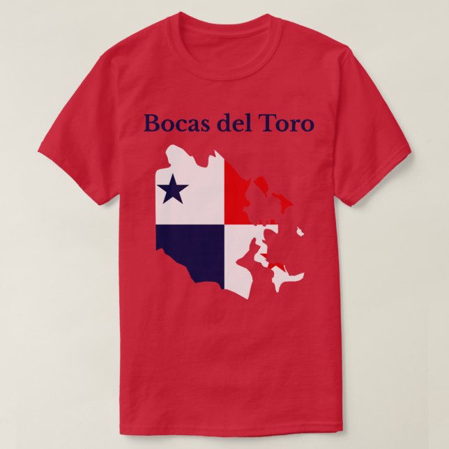 Camiseta Bocas del Toro Província Panamá (Frente do Design)