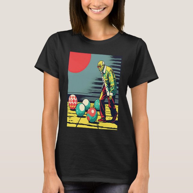 Camiseta Bocce Ball Bocce Bocce Bocce Apreciação Pop Bocce  (Frente)