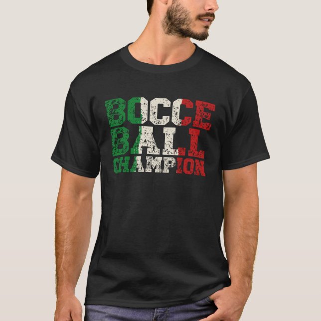 Camiseta Bocce Ball Champion Bocce  Bocci Bocce Player  5 (Frente)