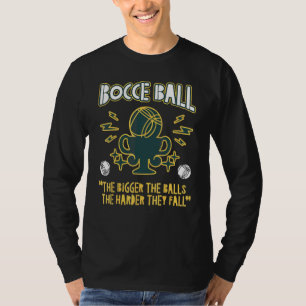 Camiseta Bocce Ball Champion Trophy Lawn Boliches Big Balls