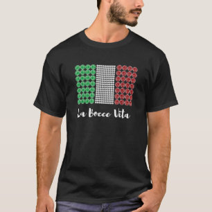Camiseta Bocce Ball Game Itália Sinalizar presentes italian