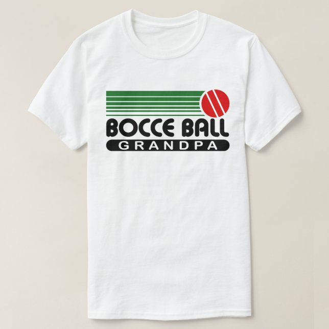 Camiseta Bocce Ball Grandpa (Frente do Design)