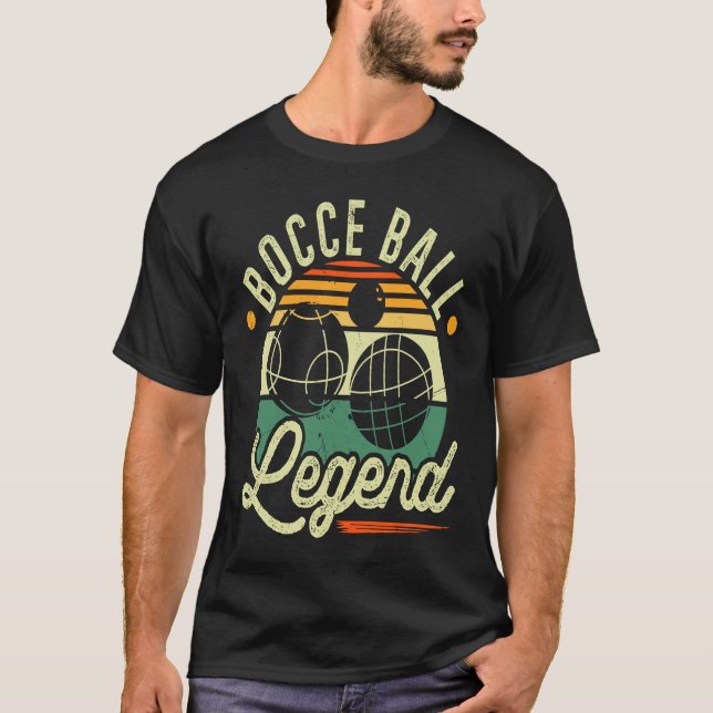 Camiseta Bocce Ball Legend Boccia Player (Frente)