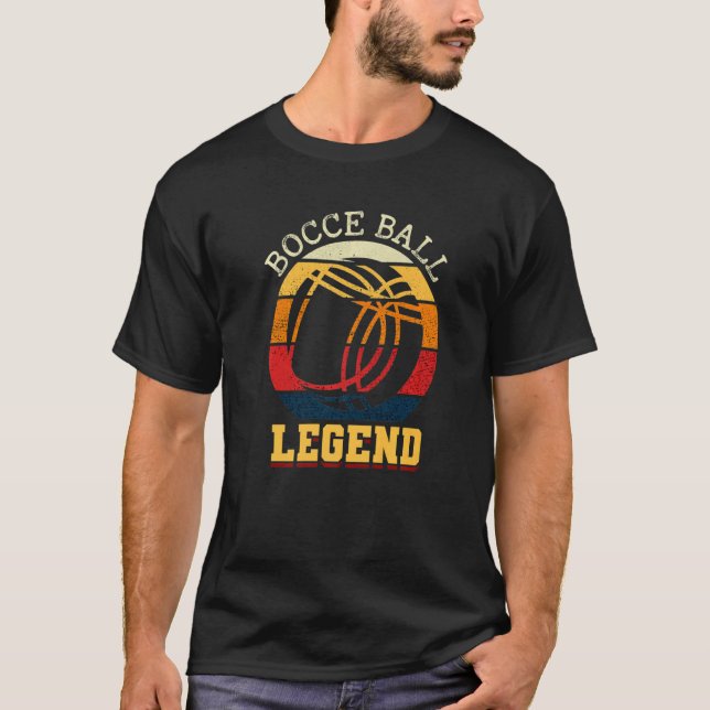 Camiseta Bocce Ball Legend Italiana Game Bocce (Frente)