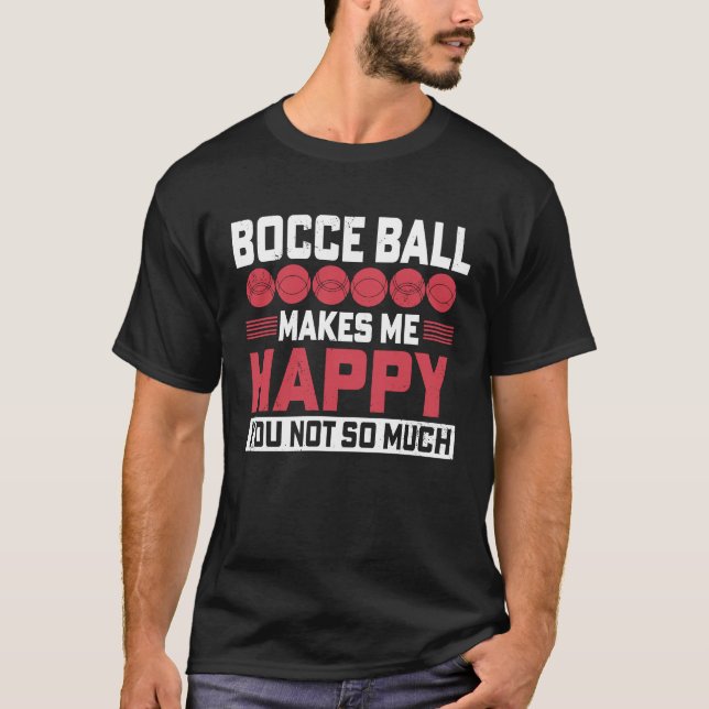Camiseta Bocce Ball Player for Petanque Game  2 (Frente)