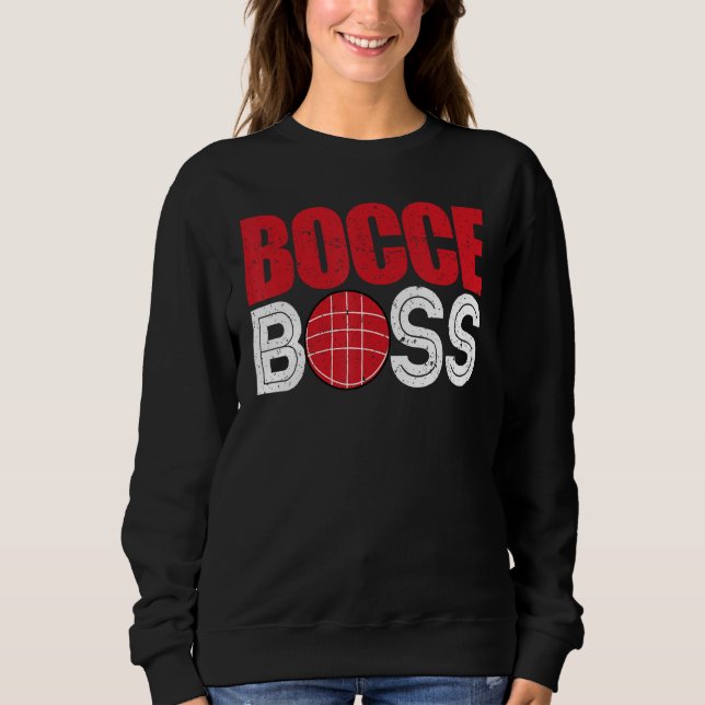 Camiseta Bocce Ball Player Player Bocce Boss (Frente)