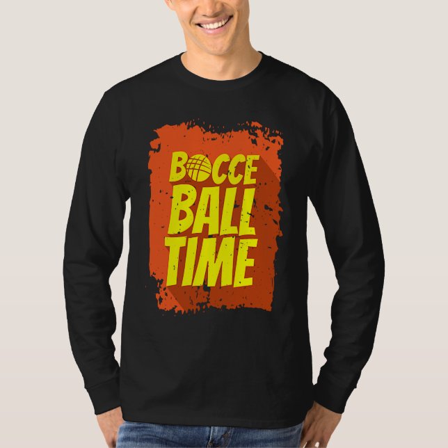 Camiseta Bocce Ball Time Bocce Ball Player (Frente)