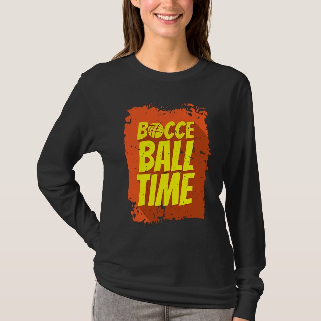 Camiseta Bocce Ball Time Bocce Ball Player (Frente)
