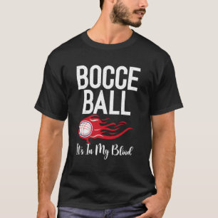 Camiseta Bocce Bola No Meu Bola De Bolso De Sangue