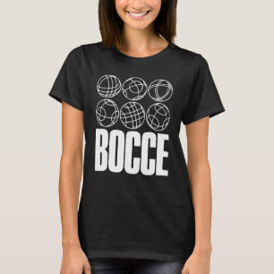 Camiseta Bocce Dizendo Bocce Ball Com Jack Bocci Game Bocci