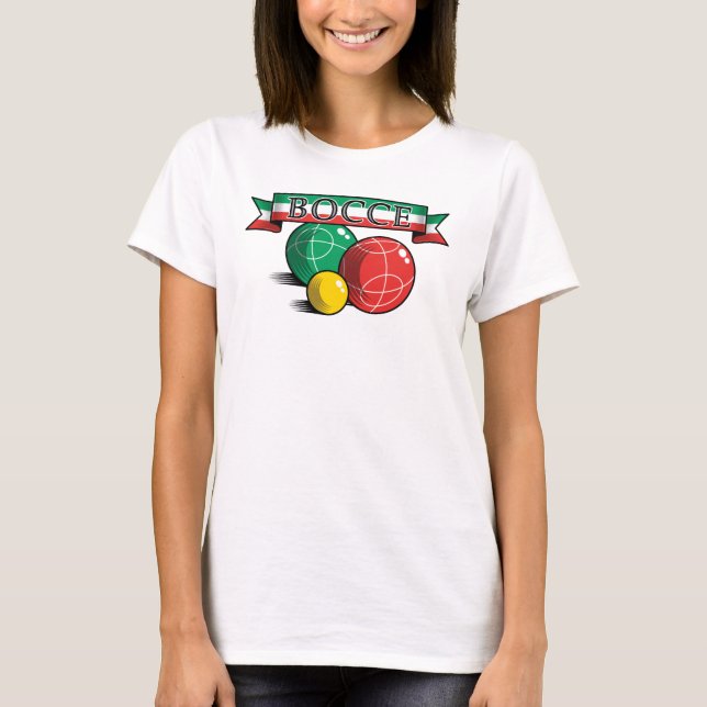 Camiseta Bocce na bandeira (Frente)