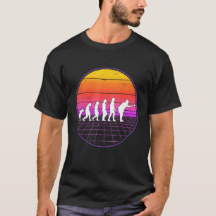 Camiseta Boccia Evolution Vaporwave 70s Boule Petanque Bocc