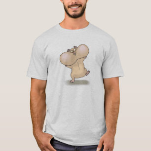 Camiseta bochechas gorduchas engraçadas de hamster