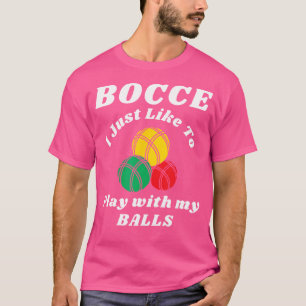 Camiseta Bocking Ball Player Divertido Humores Dizendo Bowl