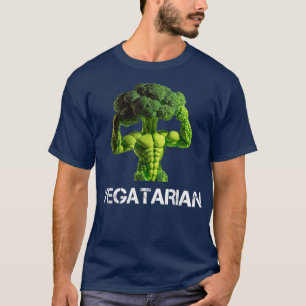 Camiseta Bócoli Vegetariano Broccoli Bodybuilder Clean Eati