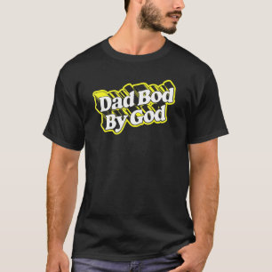 Camiseta Bod pai por Deus Minimalista Dia da Vintagem 80