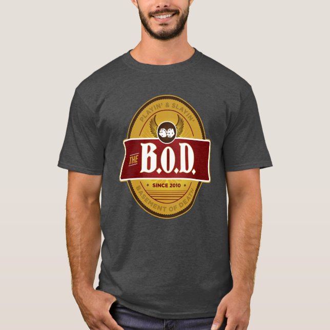 Camiseta BoD / Reprodução e apresentação do logotipo T-shir (Frente)