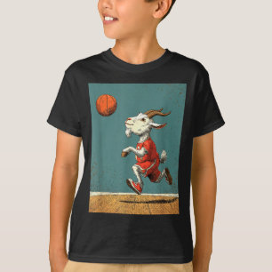 Camiseta Bode Fofinho Engraçado Animal Basquete Engraçado