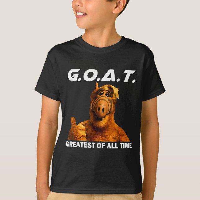Camiseta Bode Maior De Todos os Tempos Meme Engraçado (Frente)