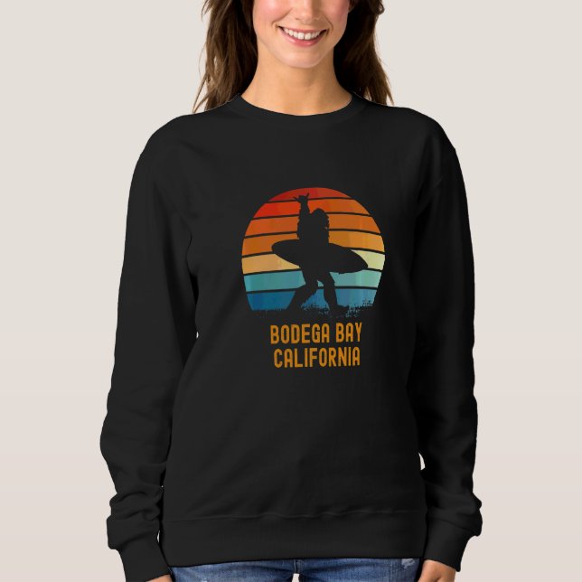 Camiseta Bodega Bay California Sasquatch Souvenir (Frente)