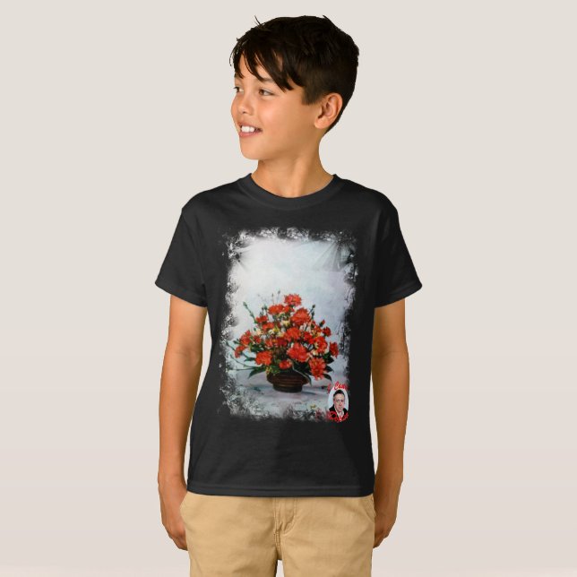 Camiseta Bodegón de flores (Frente Completa)
